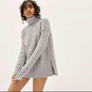 Everlane Grey Cloud Turtleneck Sweater